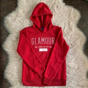 Women’s Red Glamour Hoodie